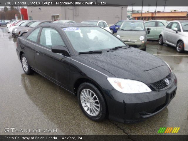 2005 Black honda civic ex #7