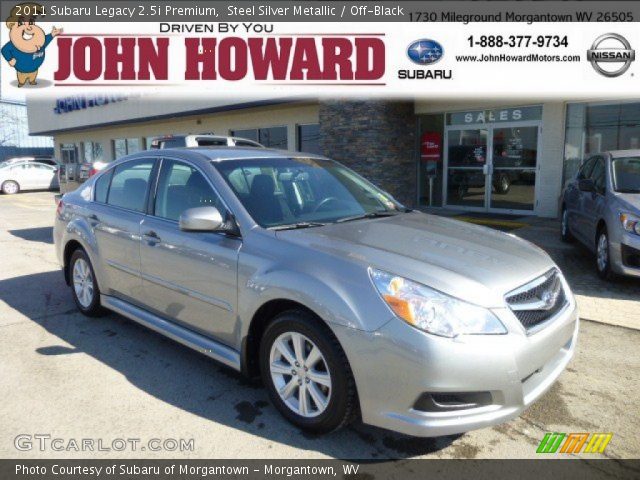 2011 Subaru Legacy 2.5i Premium in Steel Silver Metallic