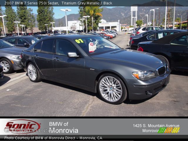 2007 BMW 7 Series 750i Sedan in Titanium Grey Metallic