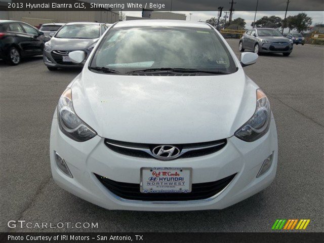 2013 Hyundai Elantra GLS in Shimmering White