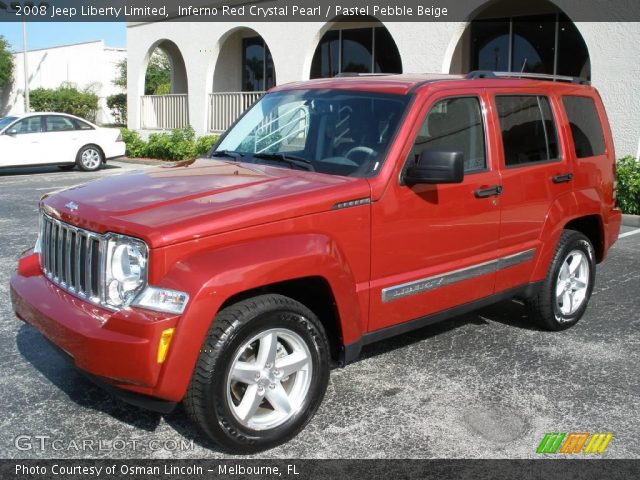 2008 Jeep Liberty Limited in Inferno Red Crystal Pearl