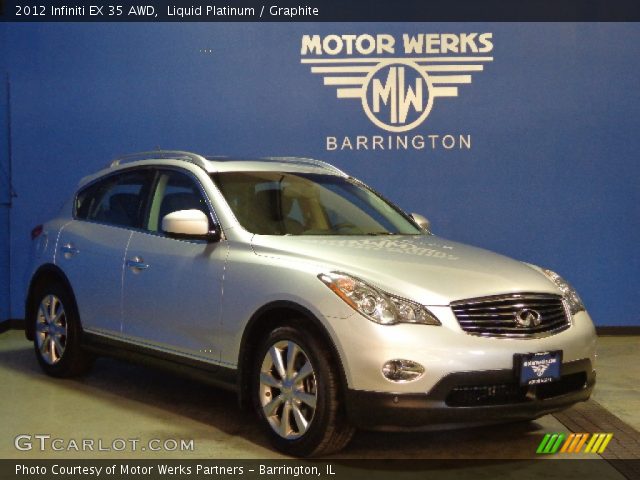 2012 Infiniti EX 35 AWD in Liquid Platinum