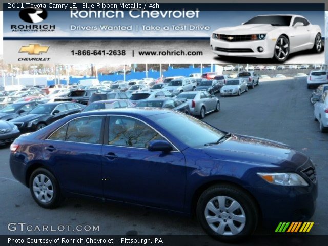 2011 Toyota Camry LE in Blue Ribbon Metallic