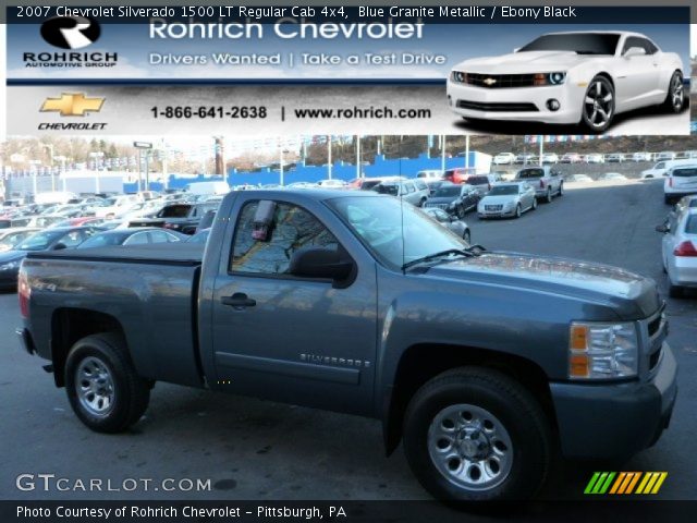 2007 Chevrolet Silverado 1500 LT Regular Cab 4x4 in Blue Granite Metallic