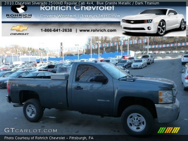 2010 Chevrolet Silverado 2500HD Regular Cab 4x4 in Blue Granite Metallic