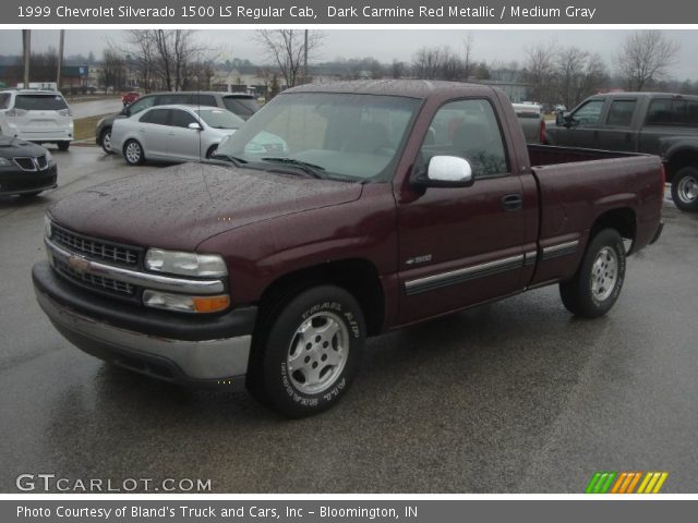 1999 Chevrolet Silverado 1500 LS Regular Cab in Dark Carmine Red Metallic