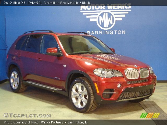 2012 BMW X5 xDrive50i in Vermillion Red Metallic