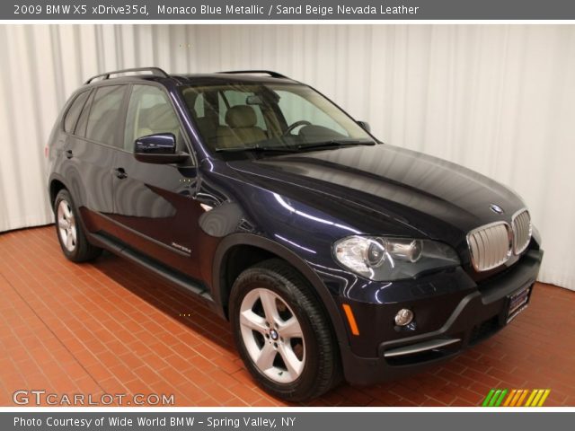 2009 BMW X5 xDrive35d in Monaco Blue Metallic