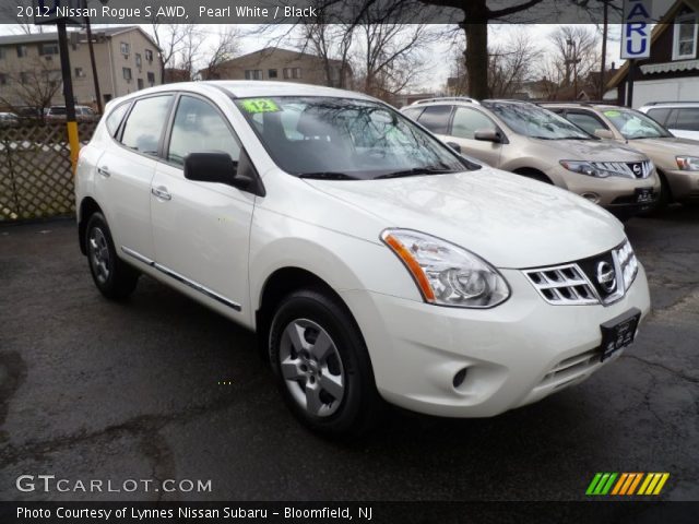 2012 Nissan Rogue S AWD in Pearl White