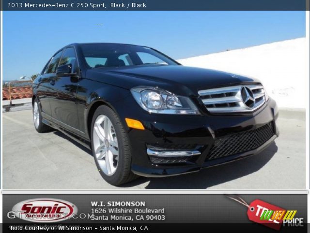 2013 Mercedes-Benz C 250 Sport in Black