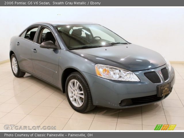 2006 Pontiac G6 V6 Sedan in Stealth Gray Metallic