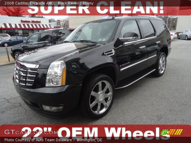 2008 Cadillac Escalade AWD in Black Raven