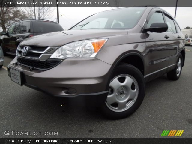2011 Honda CR-V LX 4WD in Urban Titanium Metallic