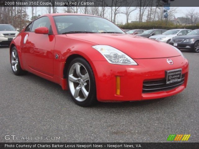 2008 Nissan 350Z Coupe in Nogaro Red