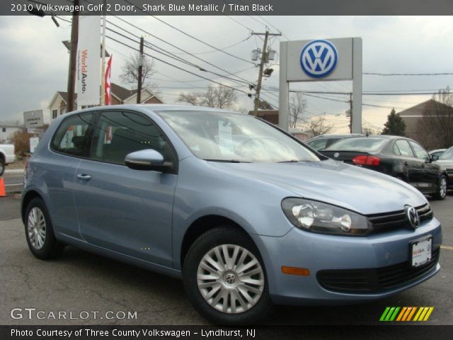 2010 Volkswagen Golf 2 Door in Shark Blue Metallic