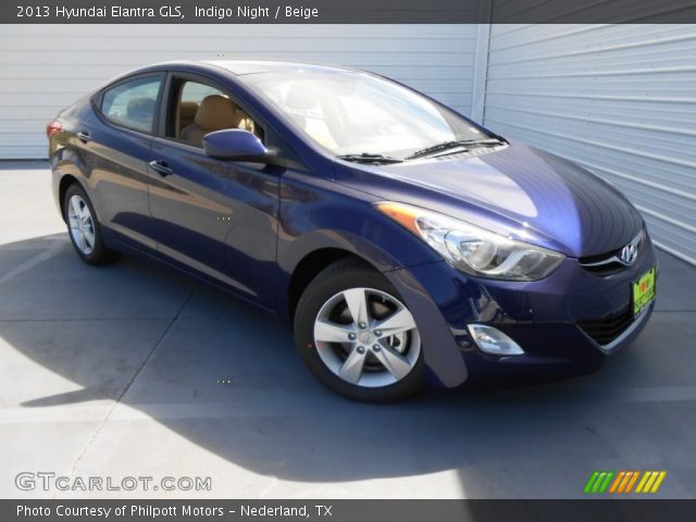2013 Hyundai Elantra GLS in Indigo Night