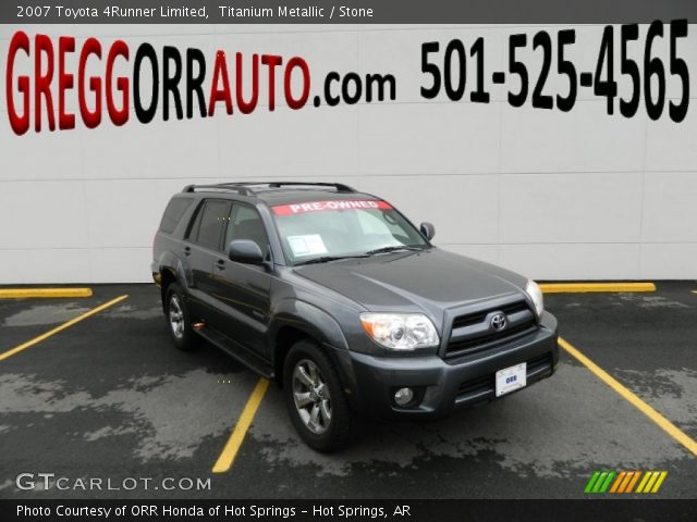 2007 Toyota 4Runner Limited in Titanium Metallic