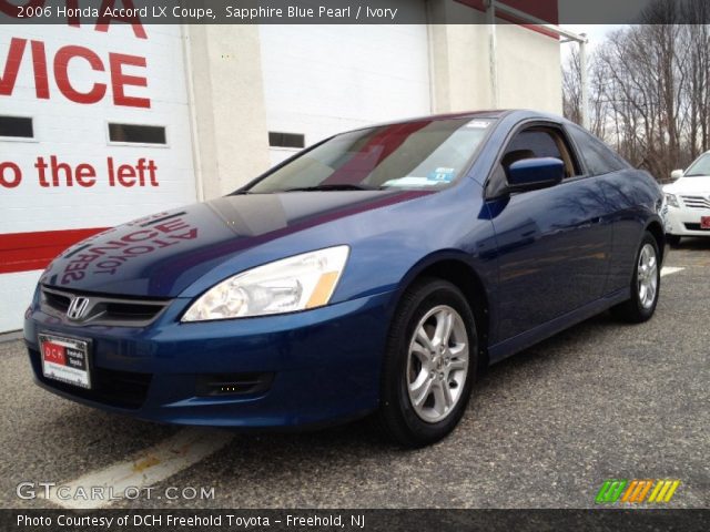 2006 Honda Accord LX Coupe in Sapphire Blue Pearl