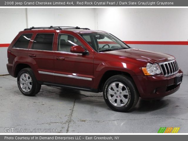 2008 Jeep Grand Cherokee Limited 4x4 in Red Rock Crystal Pearl