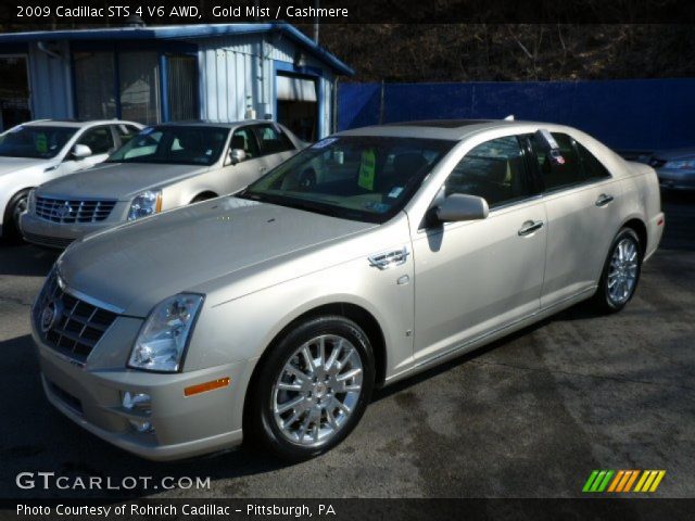 2009 Cadillac STS 4 V6 AWD in Gold Mist