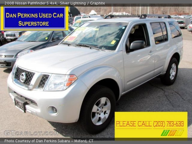 2008 Nissan Pathfinder S 4x4 in Silver Lightning