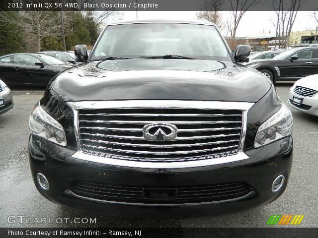 2012 Infiniti QX 56 4WD in Black Obsidian