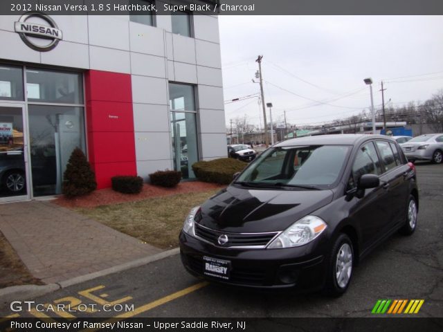 2012 Nissan Versa 1.8 S Hatchback in Super Black