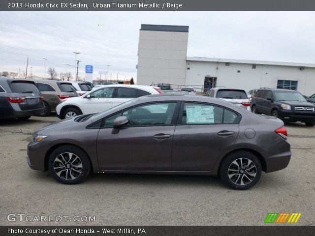 2013 Honda Civic EX Sedan in Urban Titanium Metallic