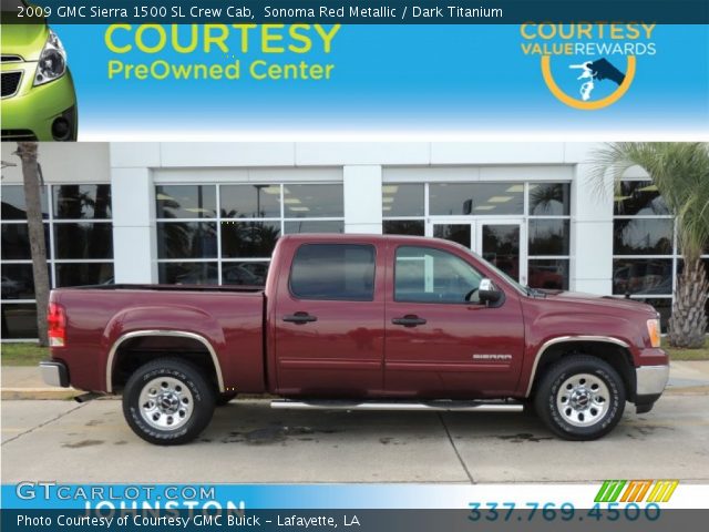 2009 GMC Sierra 1500 SL Crew Cab in Sonoma Red Metallic