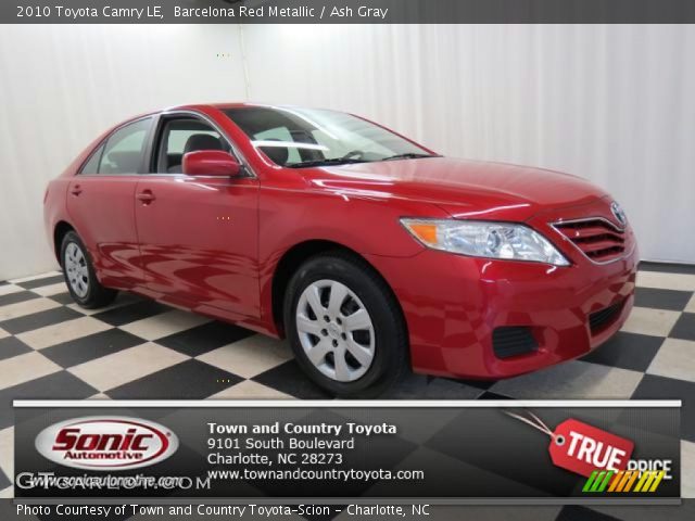 2010 Toyota Camry LE in Barcelona Red Metallic