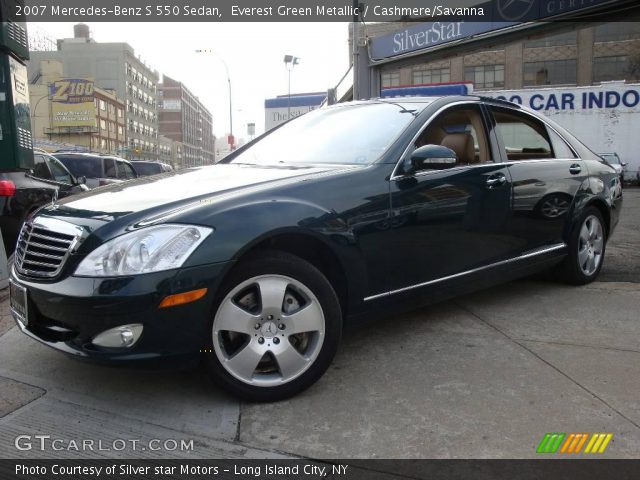 2007 Mercedes-Benz S 550 Sedan in Everest Green Metallic