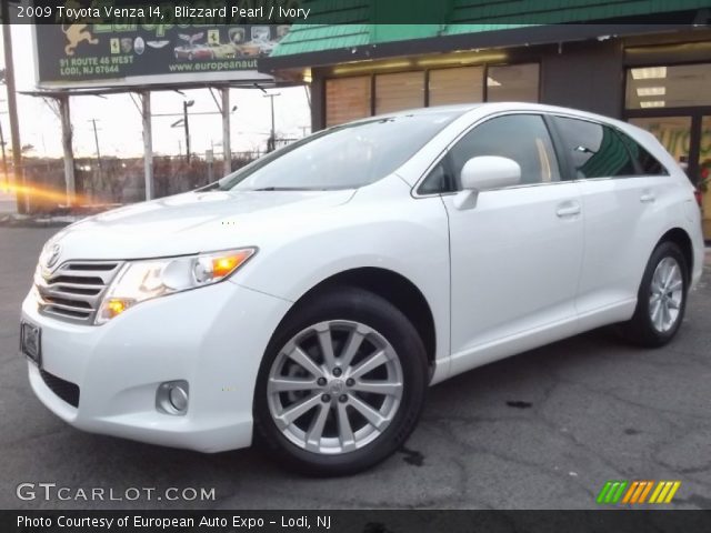 2009 Toyota Venza I4 in Blizzard Pearl