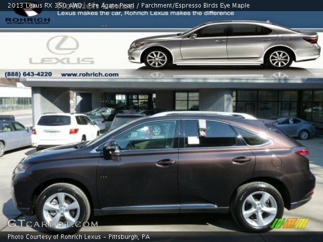 2013 Lexus RX 350 AWD in Fire Agate Pearl