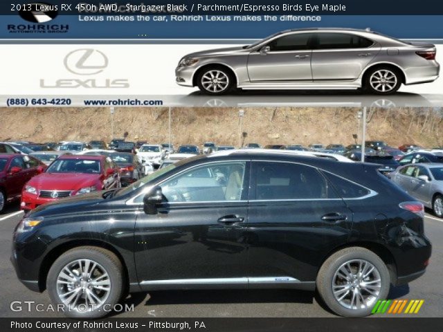 2013 Lexus RX 450h AWD in Stargazer Black