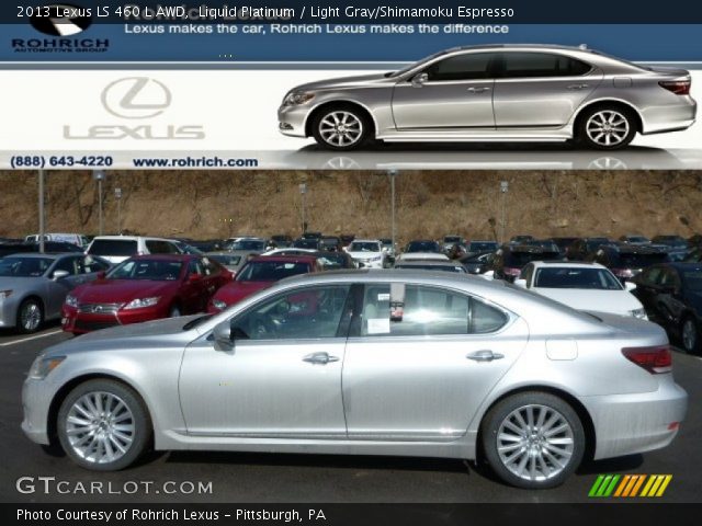 2013 Lexus LS 460 L AWD in Liquid Platinum
