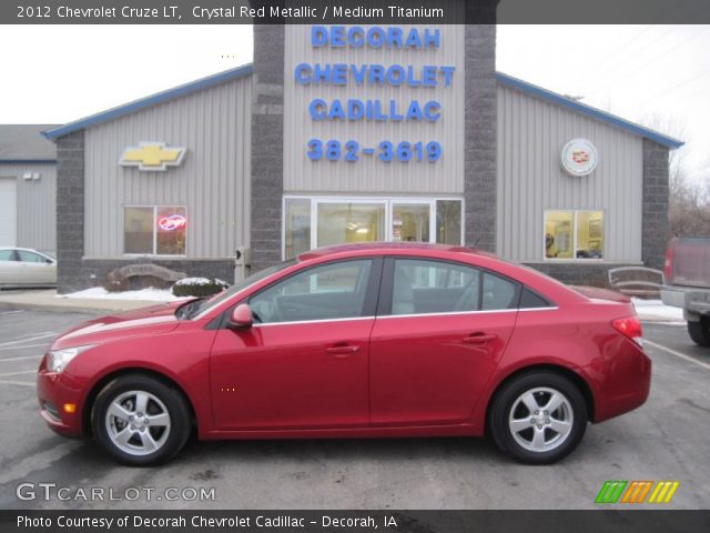 2012 Chevrolet Cruze LT in Crystal Red Metallic