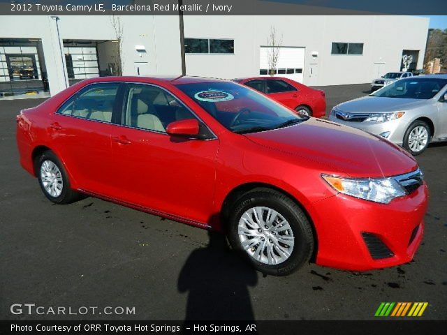 2012 Toyota Camry LE in Barcelona Red Metallic