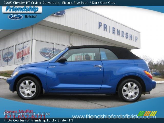 2005 Chrysler PT Cruiser Convertible in Electric Blue Pearl