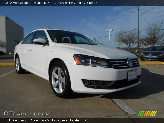 2012 Volkswagen Passat TDI SE in Candy White