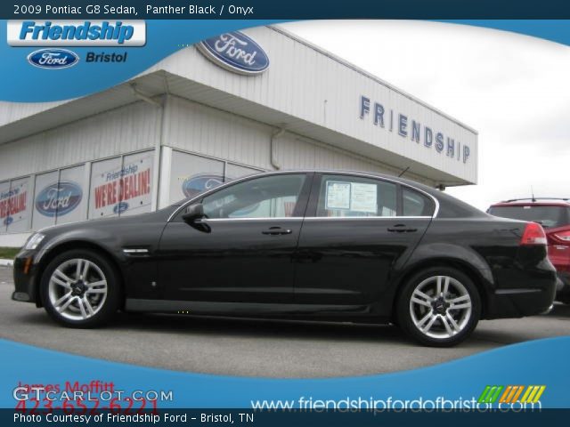 2009 Pontiac G8 Sedan in Panther Black