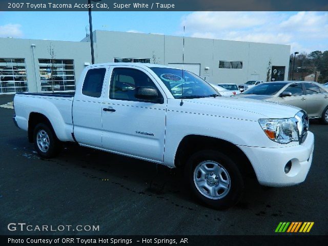 2007 Toyota Tacoma Access Cab in Super White