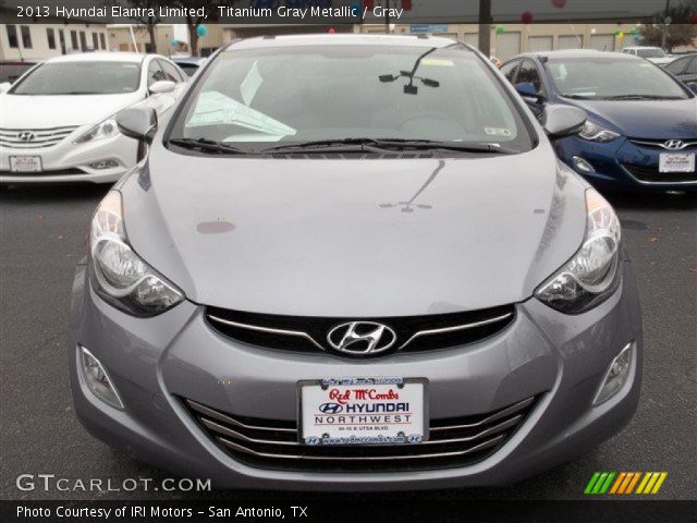 2013 Hyundai Elantra Limited in Titanium Gray Metallic