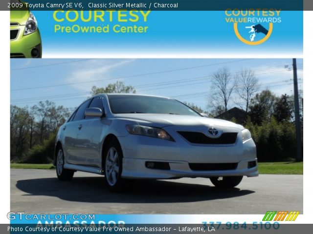 2009 Toyota Camry SE V6 in Classic Silver Metallic