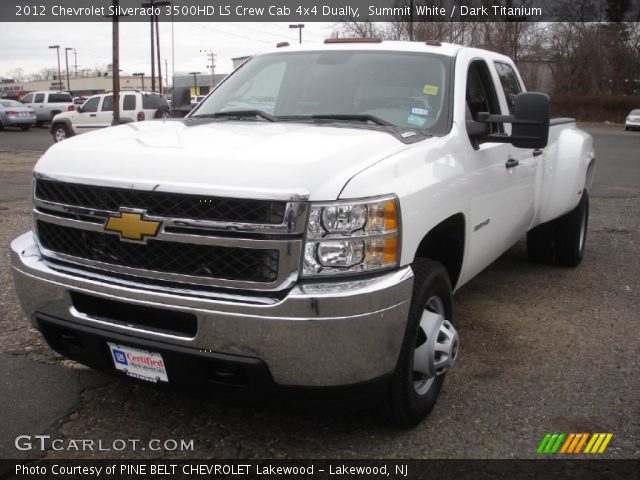 2012 Chevrolet Silverado 3500HD LS Crew Cab 4x4 Dually in Summit White