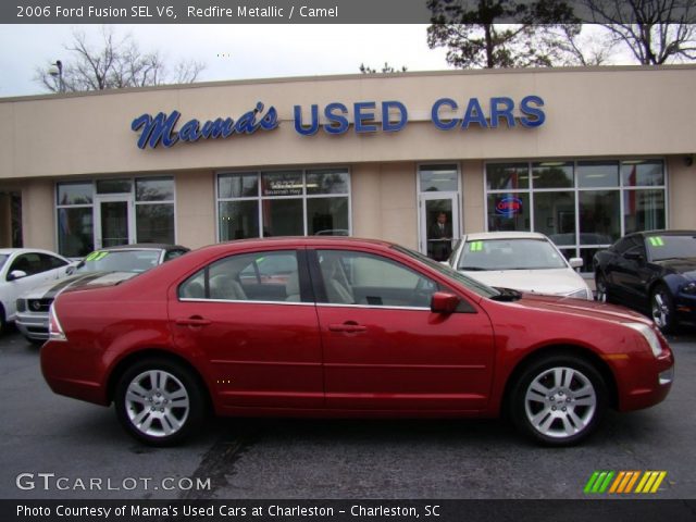 2006 Ford Fusion SEL V6 in Redfire Metallic