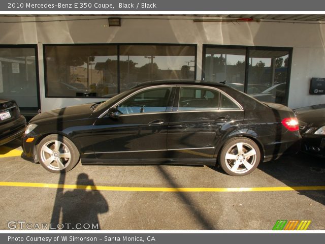 2010 Mercedes-Benz E 350 Coupe in Black
