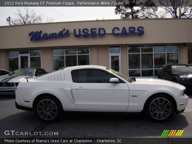 2012 Ford Mustang GT Premium Coupe in Performance White