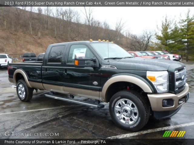 2013 Ford F350 Super Duty King Ranch Crew Cab 4x4 in Green Gem Metallic