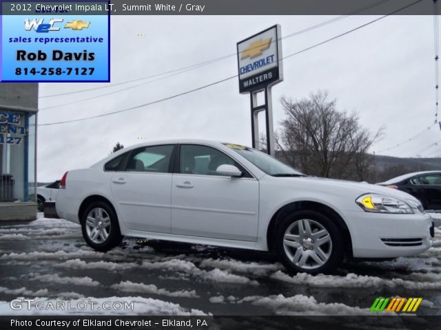 2012 Chevrolet Impala LT in Summit White