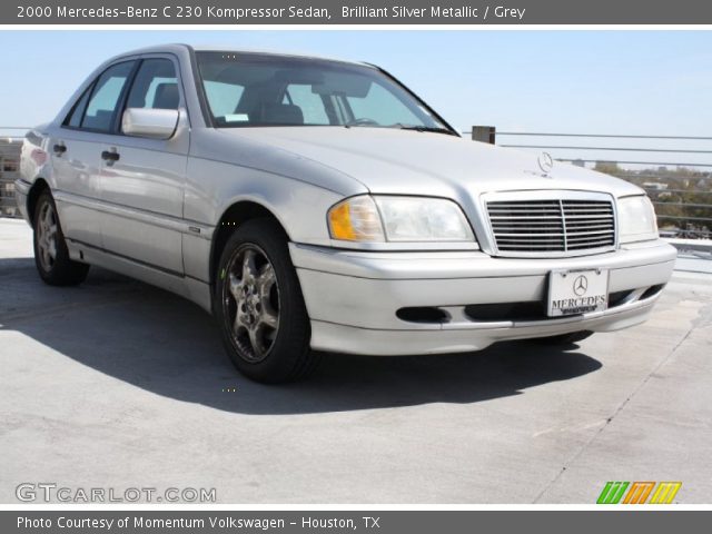 2000 Mercedes-Benz C 230 Kompressor Sedan in Brilliant Silver Metallic